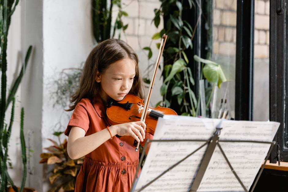 Tânără violonistă